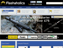 Tablet Screenshot of flashaholics.co.uk